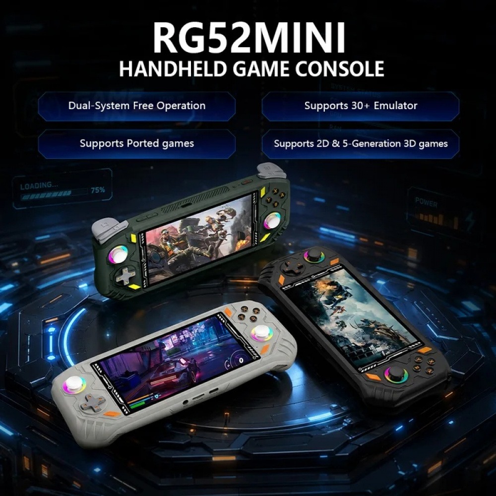 Q21 Gaming Console - RG52 MINI Handheld-Spielkonsole 5,5