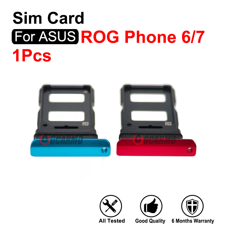 Gaming Console Asus - Blau-roter SIM-Kartenhalter für ASUS ROG7 ROG