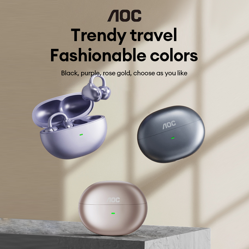 Gaming Console Case - AOC ACD2544 Kabellose Bluetooth-Ohrbügel-Kopfhörer Open-Ear-Kopfhörer Surround-Stereo-Sound