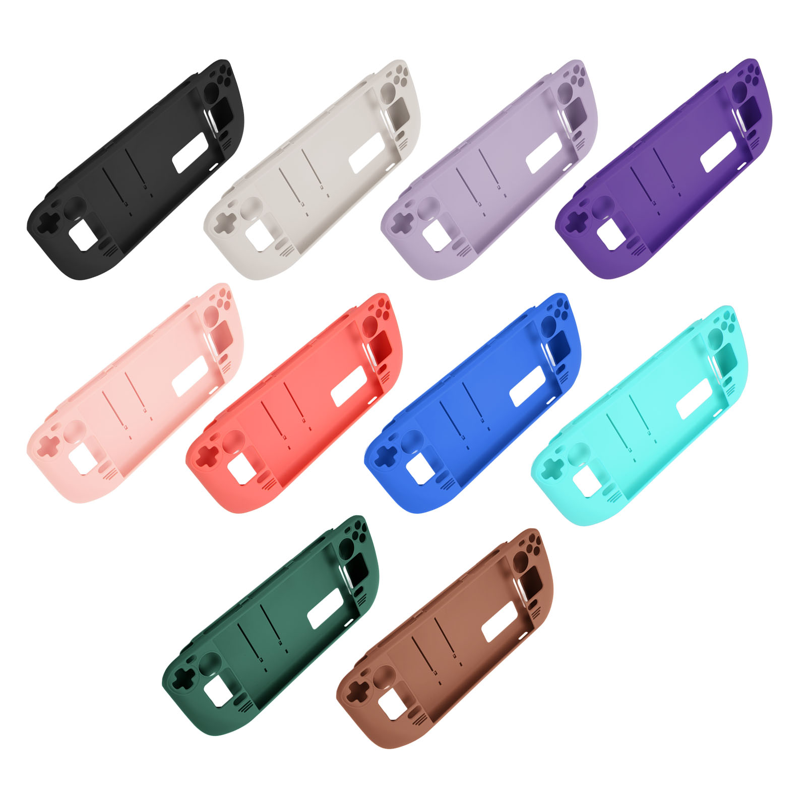 Gaming Console Steam Deck - Universelle Kickstand-Hülle, freihändig, vollständiger Schutz, Anti-Fingerabdruck-Schutzhülle