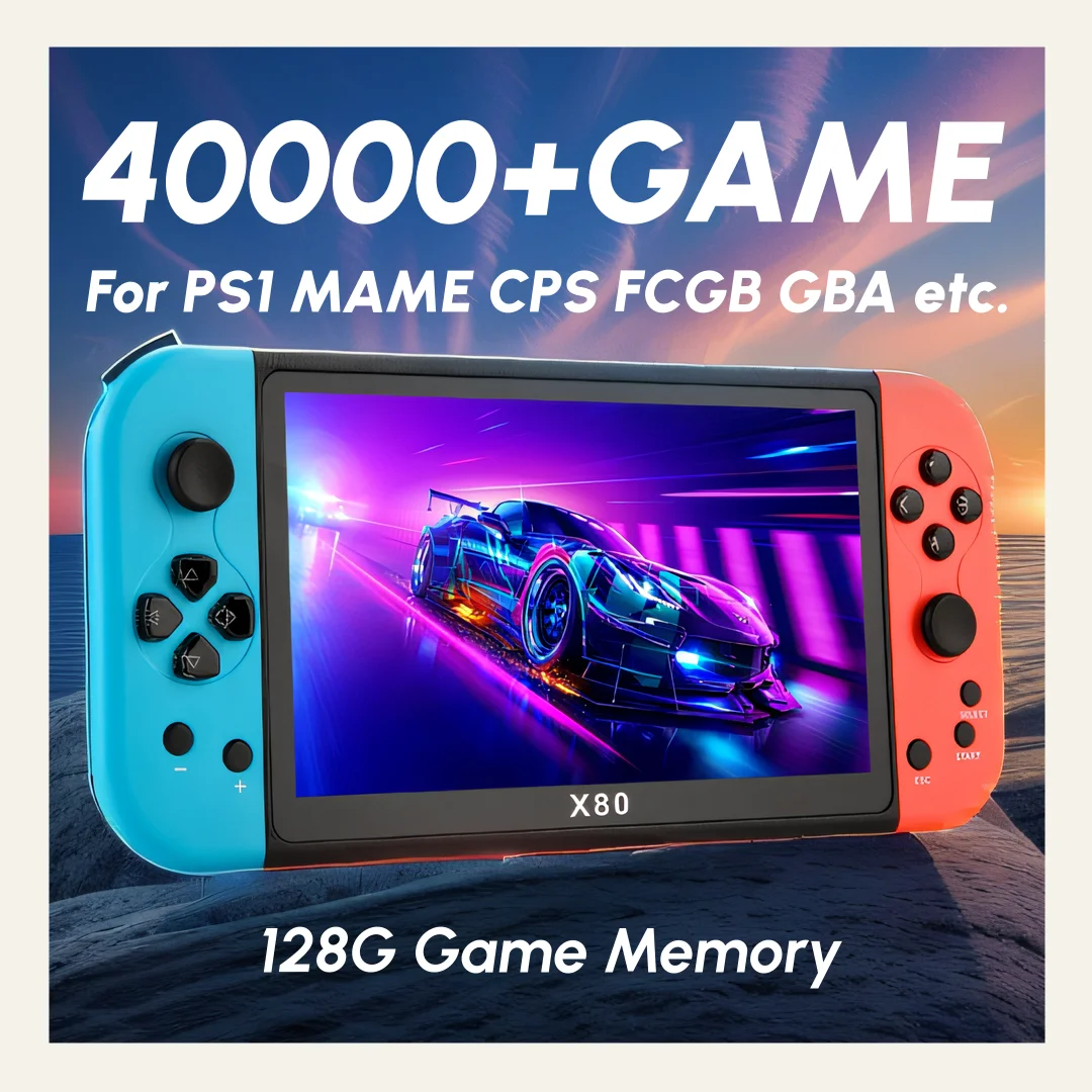 Gaming Console X80 - Erleben Sie Retro Gaming X80 Handheld-Konsole