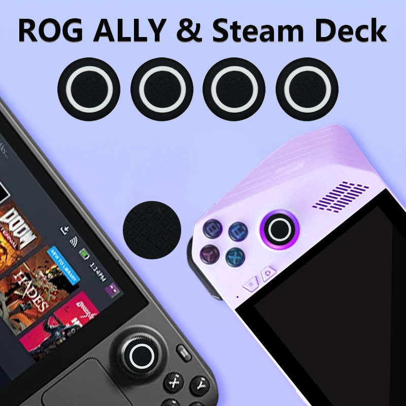 Gaming Console Steam Deck - 4 stücke Silikon Joystick Daumen Griffe