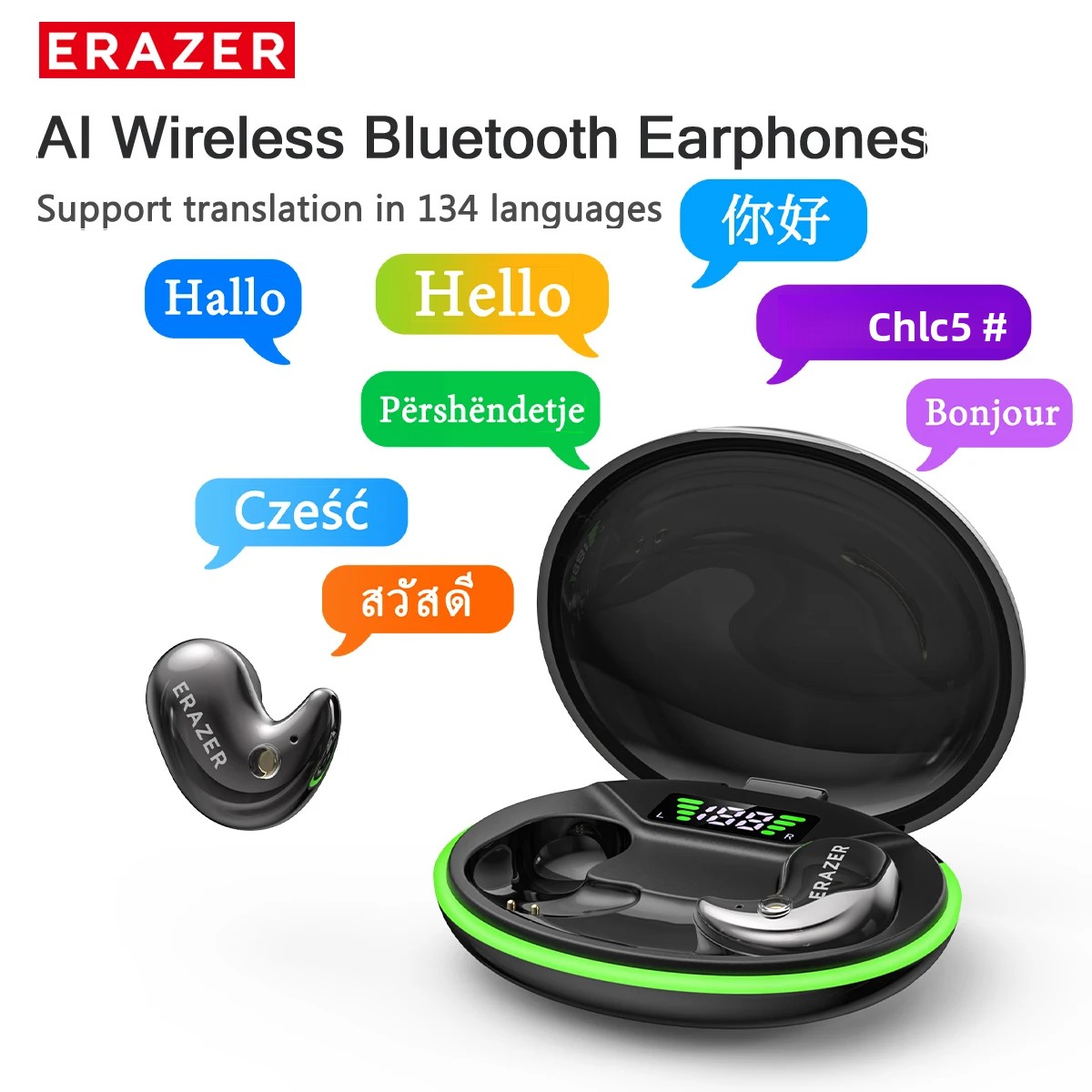 Gaming Console Case - EARZER XF58 In-Ear Bluetooth-Kopfhörer mit Mikrofon,
