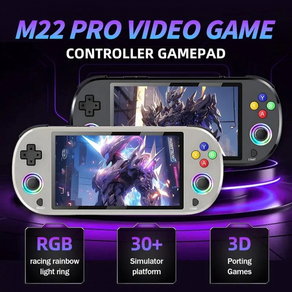 Q21 Gaming Console - Neue M22 Pro Retro-Handheld-Spielkonsole 30000+ Spiele