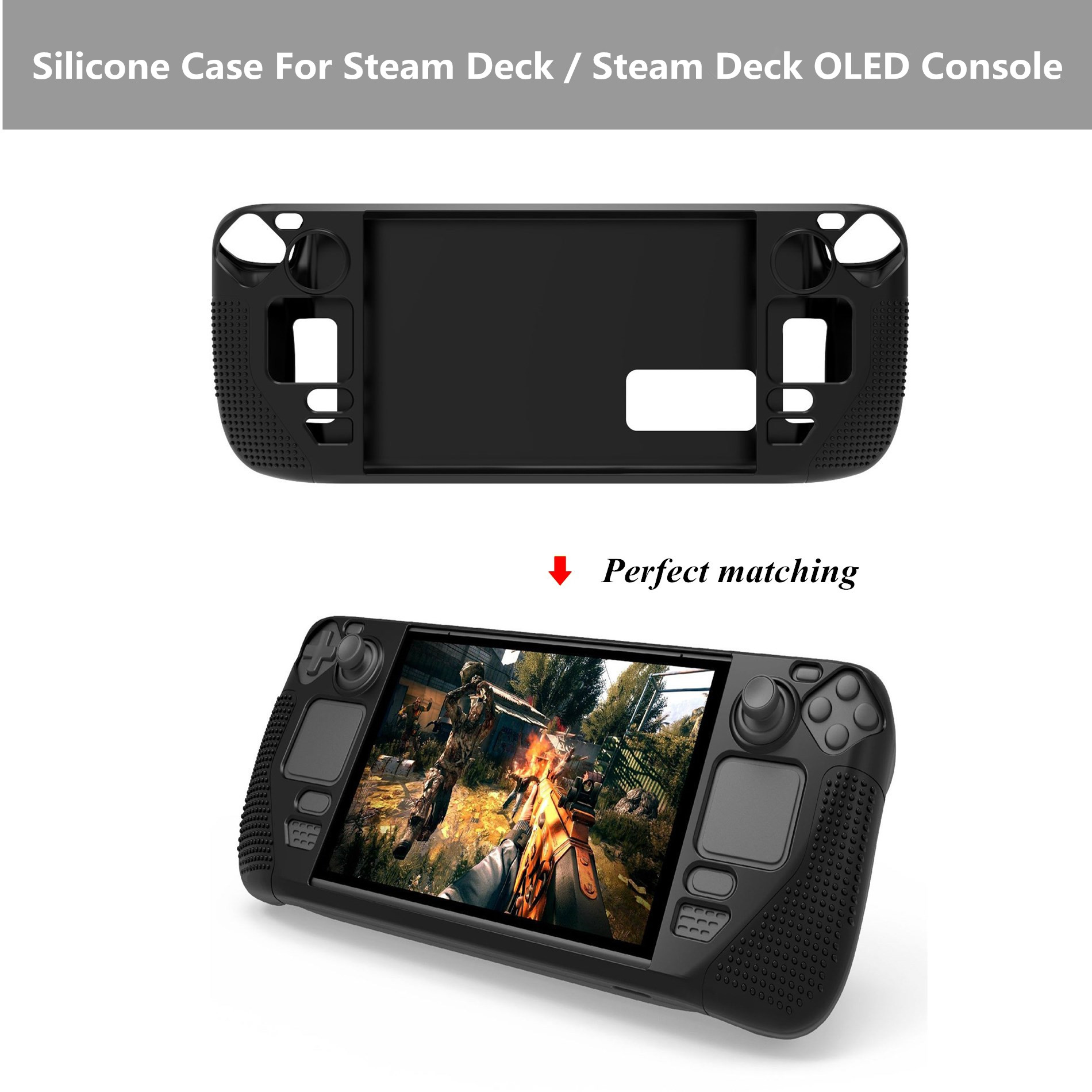 Gaming Console Steam Deck - Staem Deck OLED Zubehör Silikonhülle für