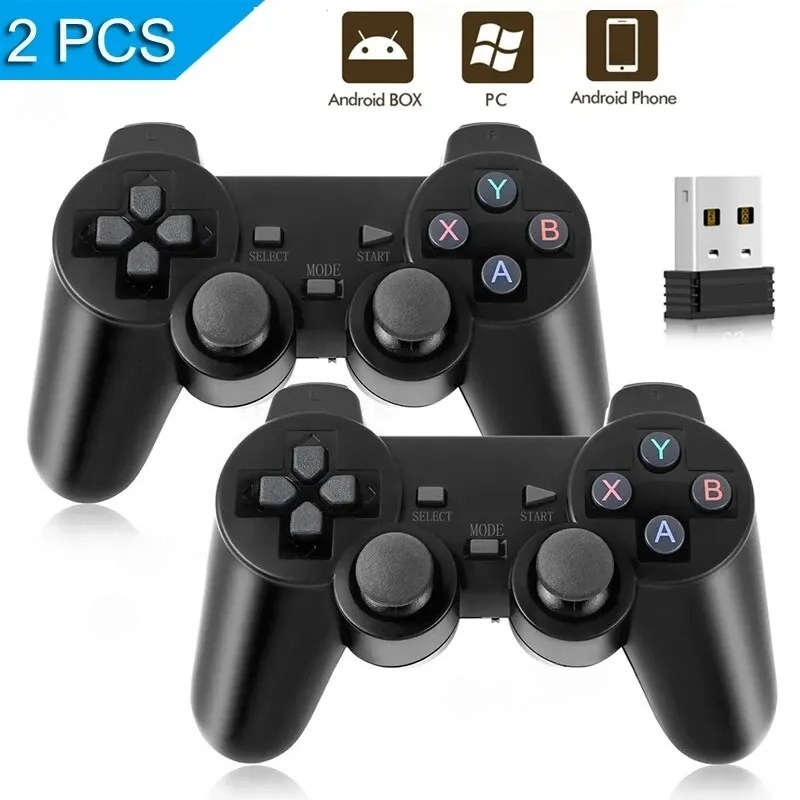 Gaming Console For Android Tv - 2,4GHz Kabelloser Spielcontroller mit USB-Empfänger Gamepad