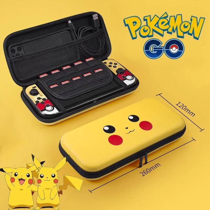 Gaming Console For Tv - Pokemon Pikachu Aufbewahrungstasche für Switch OLED
