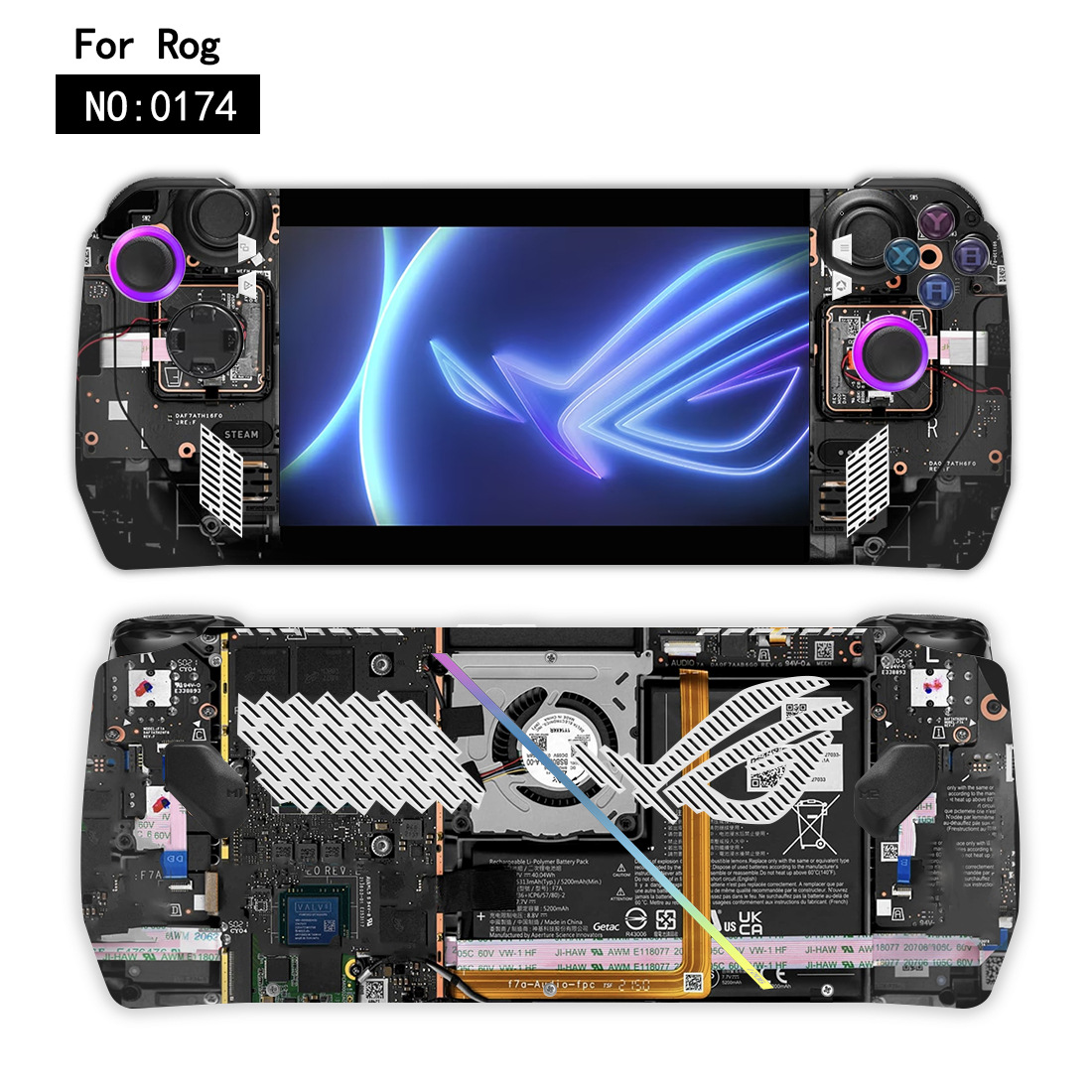 Neue Aufkleber Abdeckung Fall  – Gaming Console Rog Bewertung und Preis