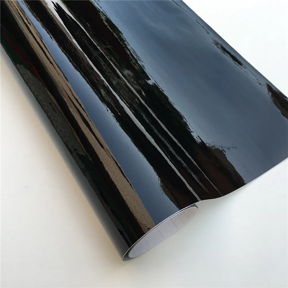 Ultra glänzend schwarz Vinyl W – Console Skin Wrap Bewertung und Preis