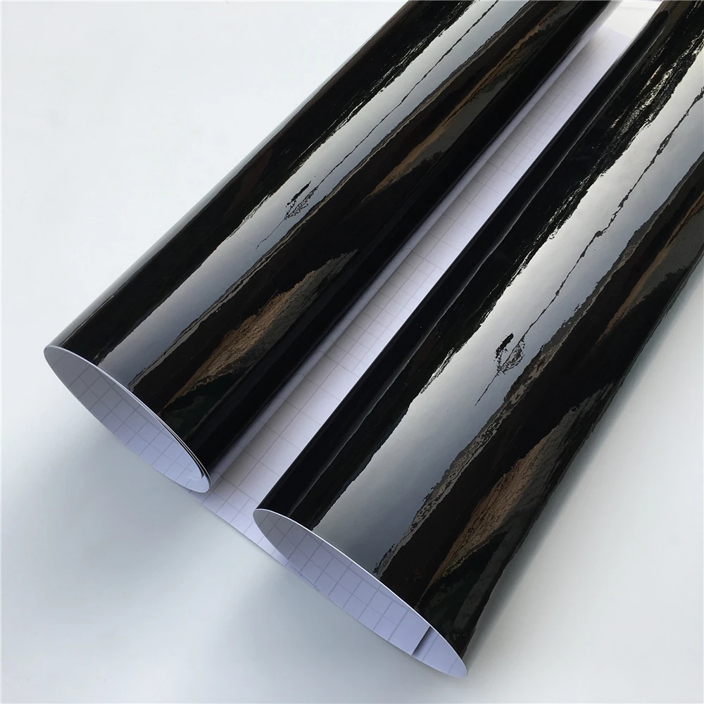 Ultra glänzend schwarz Vinyl W – Console Skin Wrap Bewertung und Preis