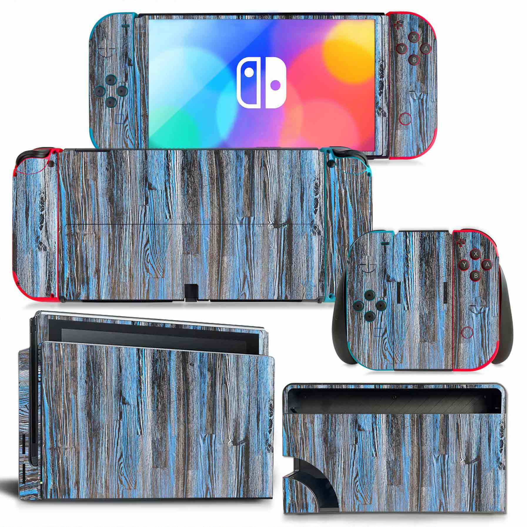 Für Nintendo Switch OLED Holzm – Console Skin Wrap Bewertung und Preis