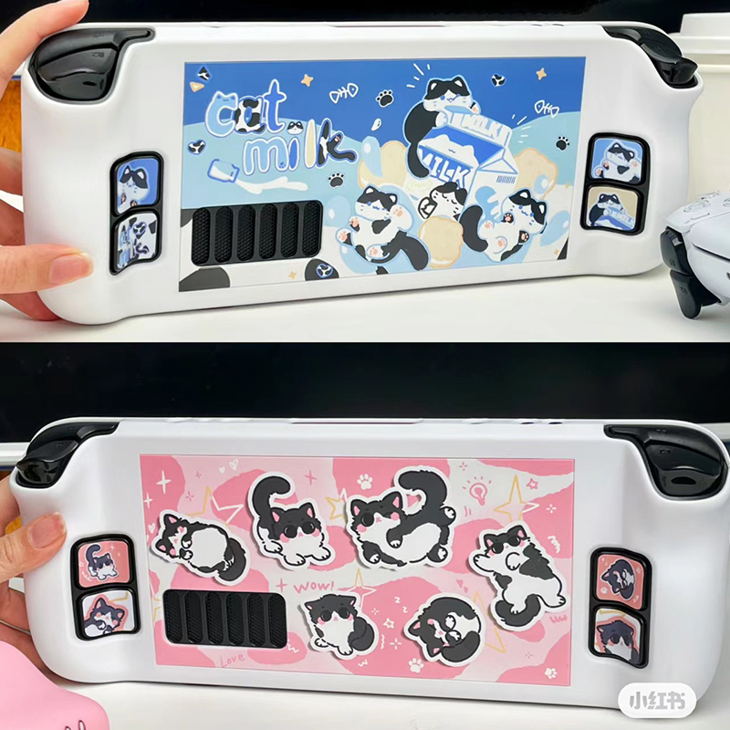 Cartoon Milch Katze Schutzhüll – Gaming Console Steam Deck Bewertung und Preis