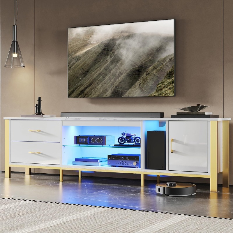 Bestier TV-Ständer für 75/80/8 – Gaming Console Entertainment Center Bewertung und Preis