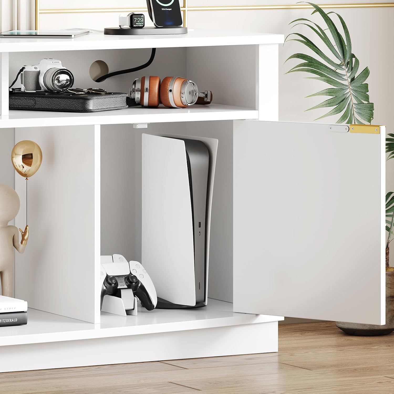LED-TV-Ständer 80 Zoll, Entert – Gaming Console Entertainment Center Bewertung und Preis