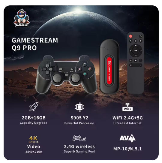 [Original] 2026 Neue Q9 Pro US – Gaming Console For Android Tv Bewertung und Preis